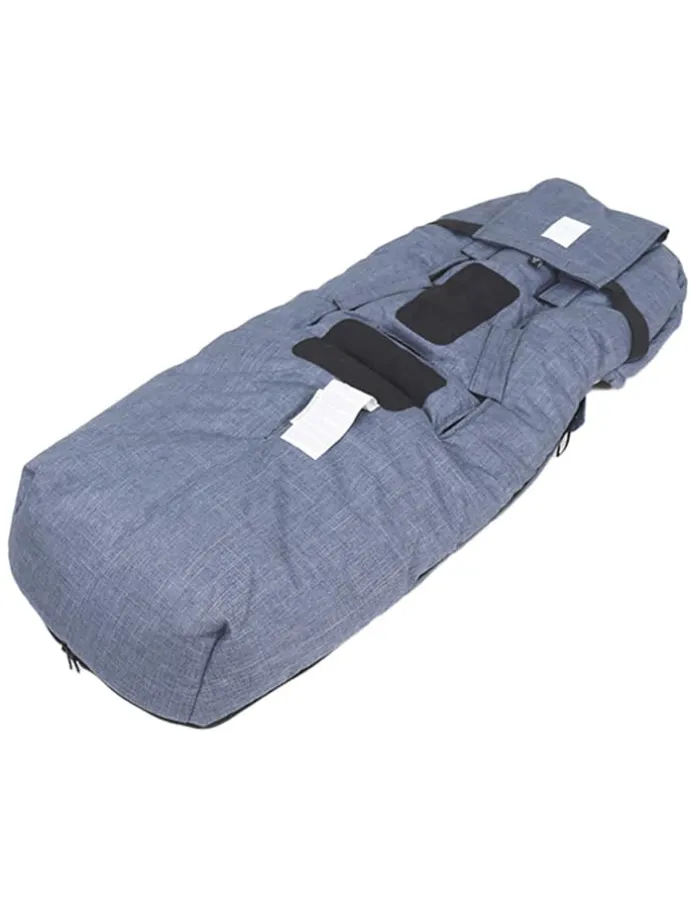 Thermo-Fußsack "Lukky" in Blau - (L)105 x (B)45 cm