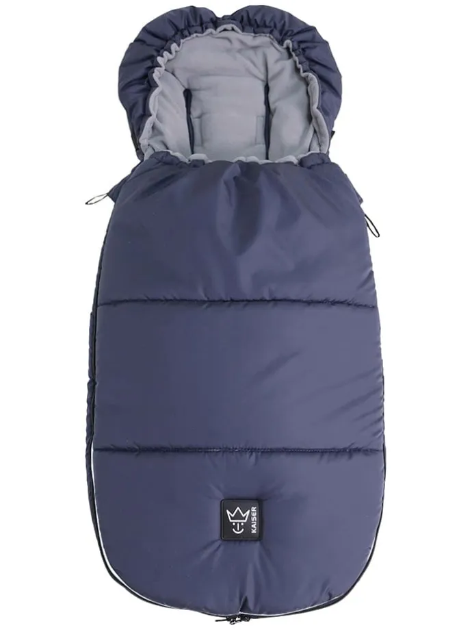 Thermo-Fußsack "Lukky" in Dunkelblau - (L)105 x (B)45 cm