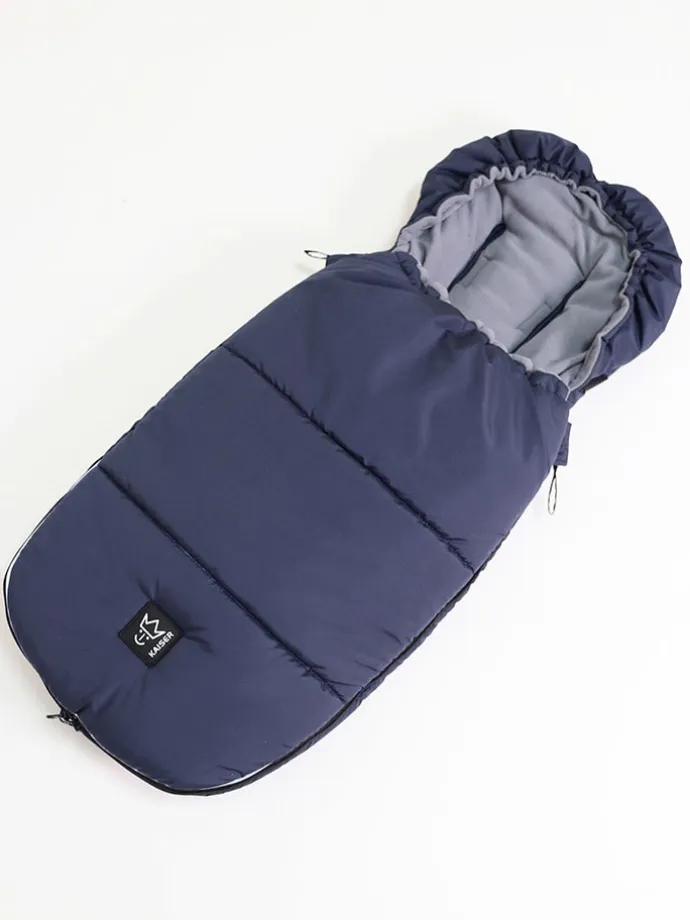 Thermo-Fußsack "Lukky" in Dunkelblau - (L)105 x (B)45 cm