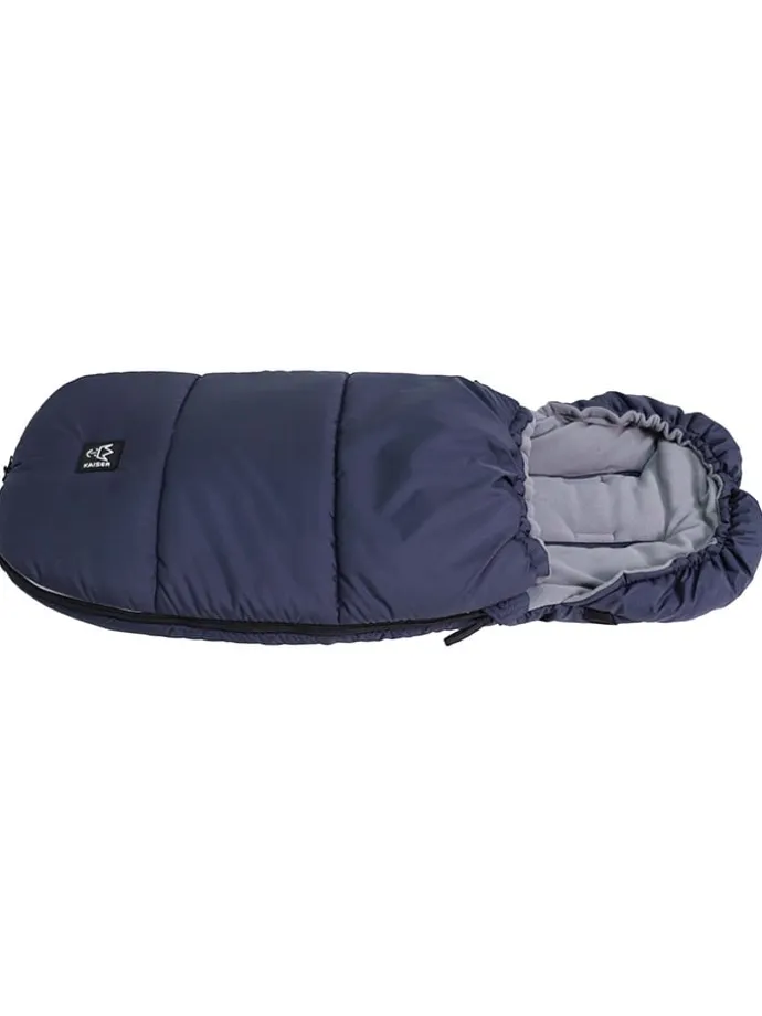 Thermo-Fußsack "Lukky" in Dunkelblau - (L)105 x (B)45 cm