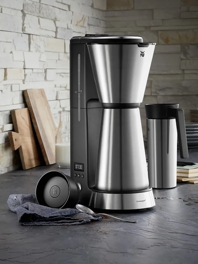 Thermo-Kaffeemaschine "KüchenMinis" in Silber/ Schwarz - 750 ml