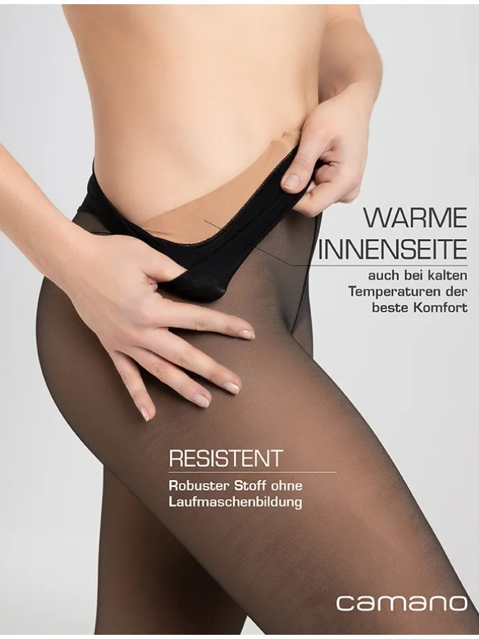 Thermo-Strumpfhose in Schwarz - DEN 80