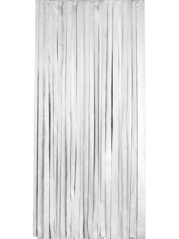 Thermo-Türvorhang in Schwarz/ Silber - (L)200 x (B)90 cm