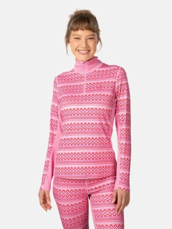 Thermounterhemd "Lilja" in Rosa/ Rot