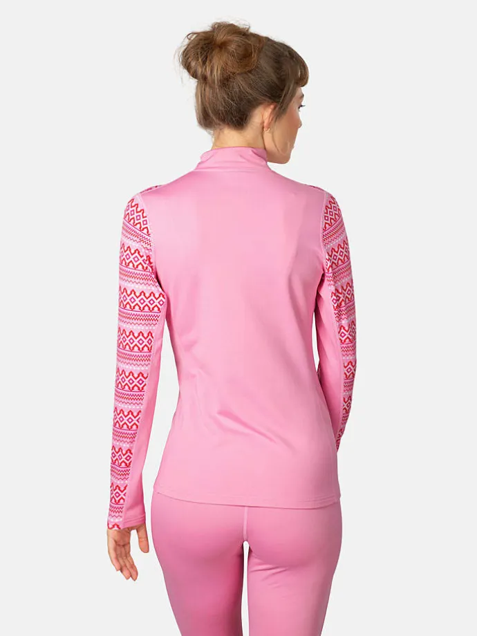Thermounterhemd "Lilja" in Rosa/ Rot