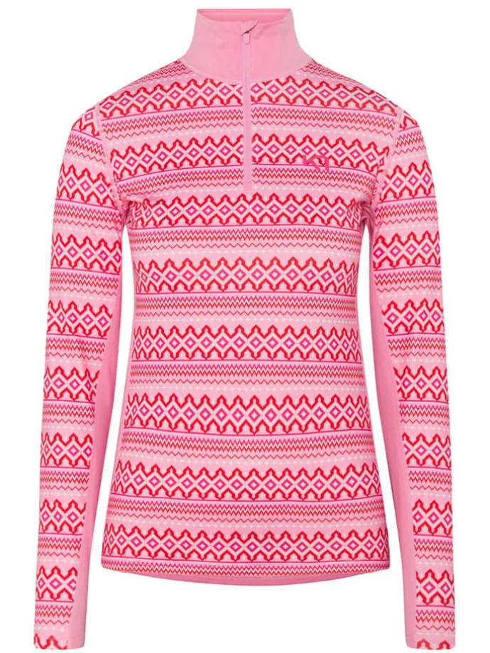 Thermounterhemd "Lilja" in Rosa/ Rot