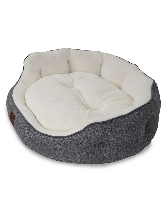Tierbett ''Coco'' in Grau/ Creme