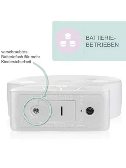 Tierfigur Katze LED Nachtlicht für Kinder mit Timer in Mehrfarbig ab 0 Monate