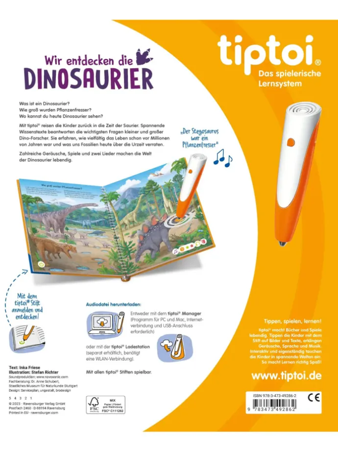 tiptoi® - Wir entdecken die Dinosaurier
