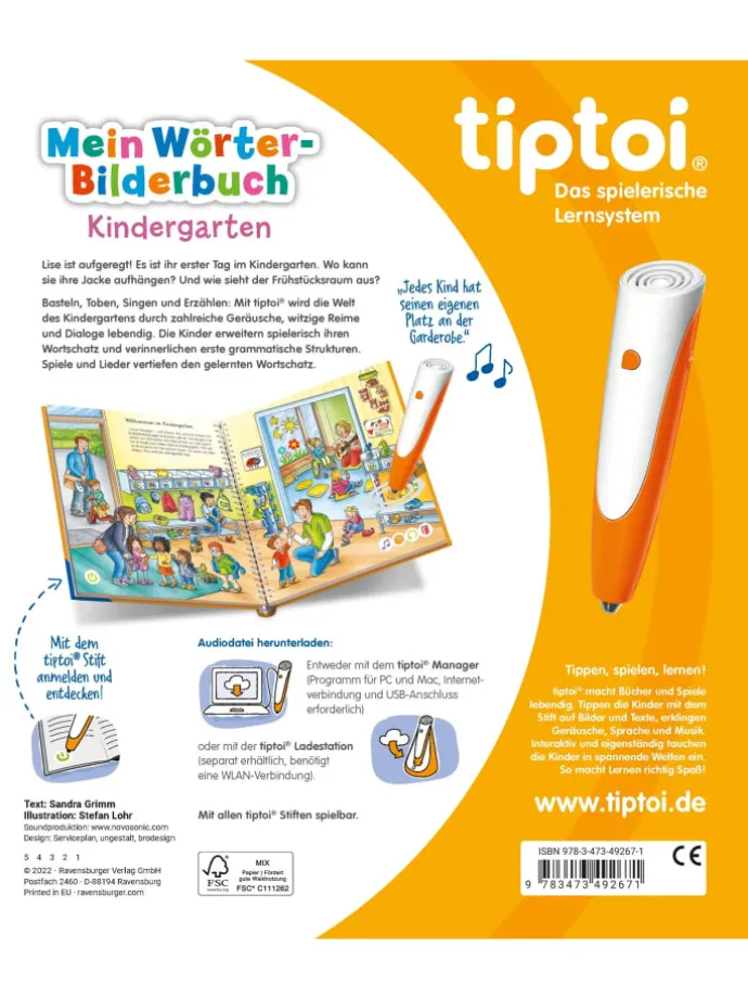 tiptoi® Mein Wörter-Bilderbuch Kindergarten