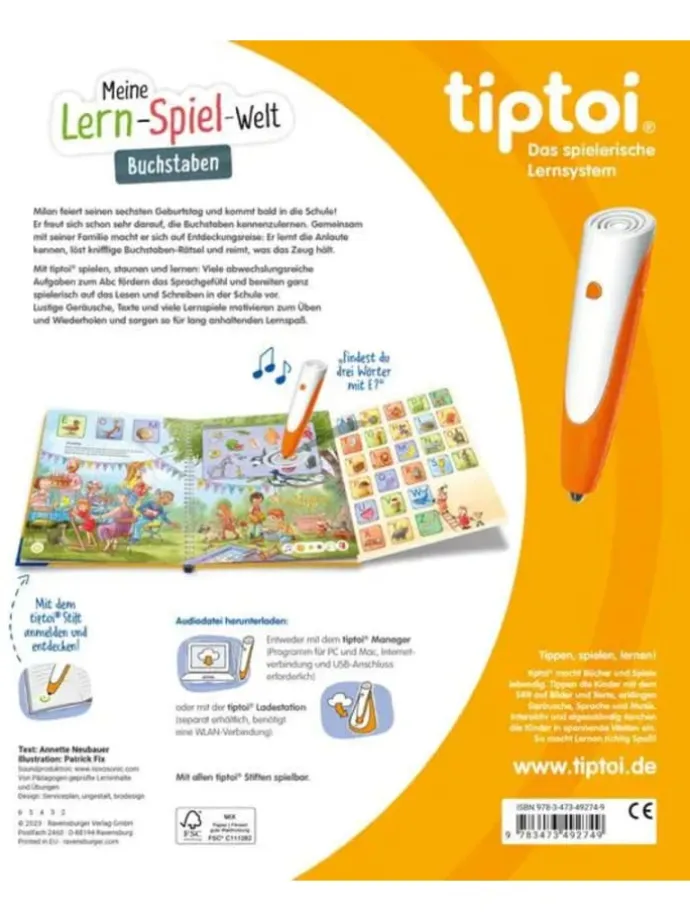 tiptoi® Meine Lern-Spiel-Welt - Buchstaben
