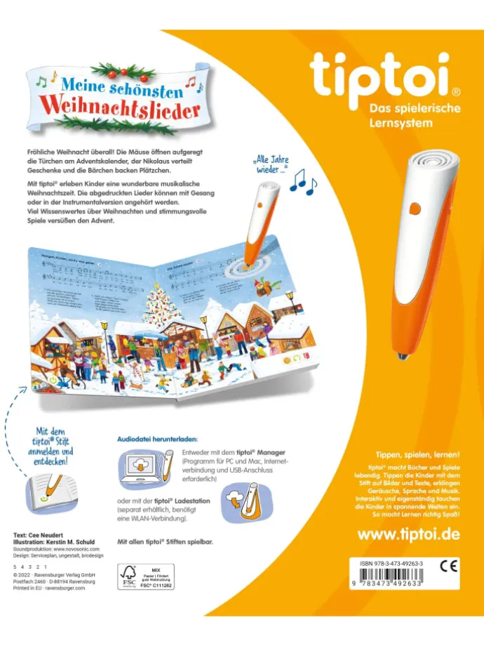tiptoi® Meine schönsten Weihnachtslieder