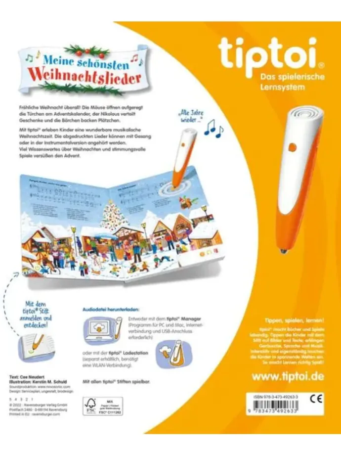 tiptoi® Meine schönsten Weihnachtslieder