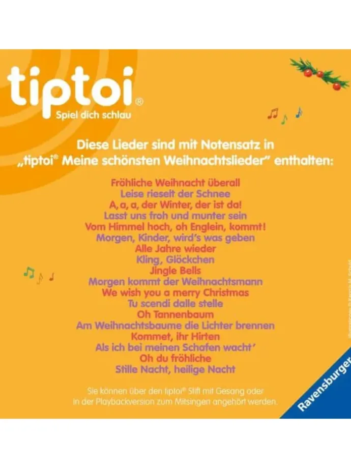 tiptoi® Meine schönsten Weihnachtslieder