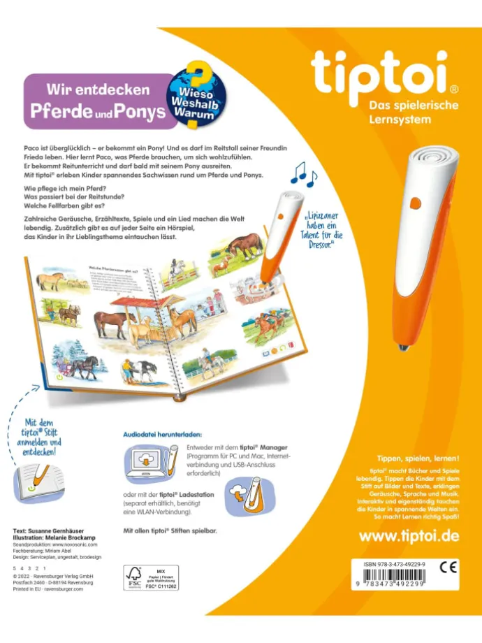 tiptoi® Wieso? Weshalb? Warum? Wir entdecken Pferde und Ponys