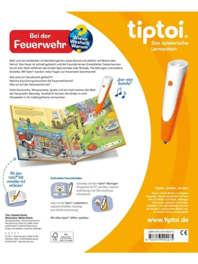 tiptoi® Wieso? Weshalb? Warum? Bei der Feuerwehr