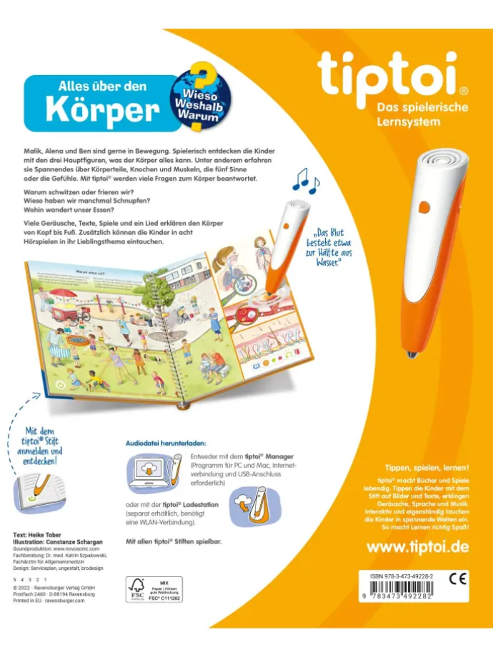 tiptoi® Wieso? Weshalb? Warum? Alles über den Körper