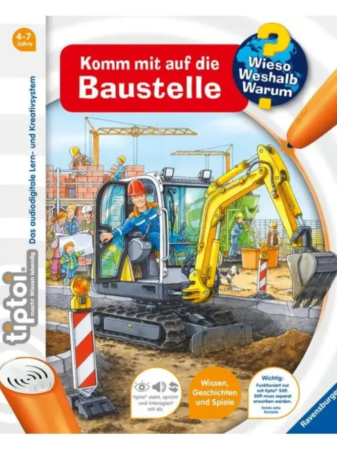 tiptoi® Wieso? Weshalb? Warum? Komm mit auf die Baustelle