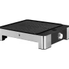 Tischgrill "Lono Quadro" in Silber/ Schwarz