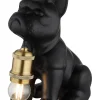 Tischleuchte ''Dogo'' in Schwarz - (B)19,5 x (H)24 x (T)12,5 cm