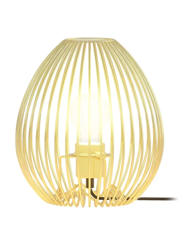 Tischleuchte ROCAR in Gold