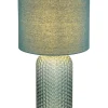 Tischleuchte "Sofia" in Petrol - (H)50 x Ø 26,5 cm