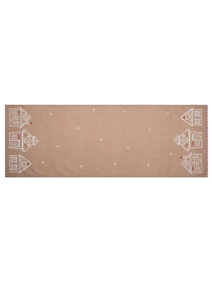 Tischläufer in Beige - (L)140 x (B)50 cm
