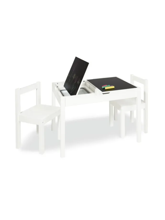 Tischplatten-Set mit Magnettafel und Tafellack für Kindersitzgruppe Linnea,…