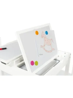 Tischplatten-Set mit Magnettafel und Tafellack für Kindersitzgruppe Linnea,…