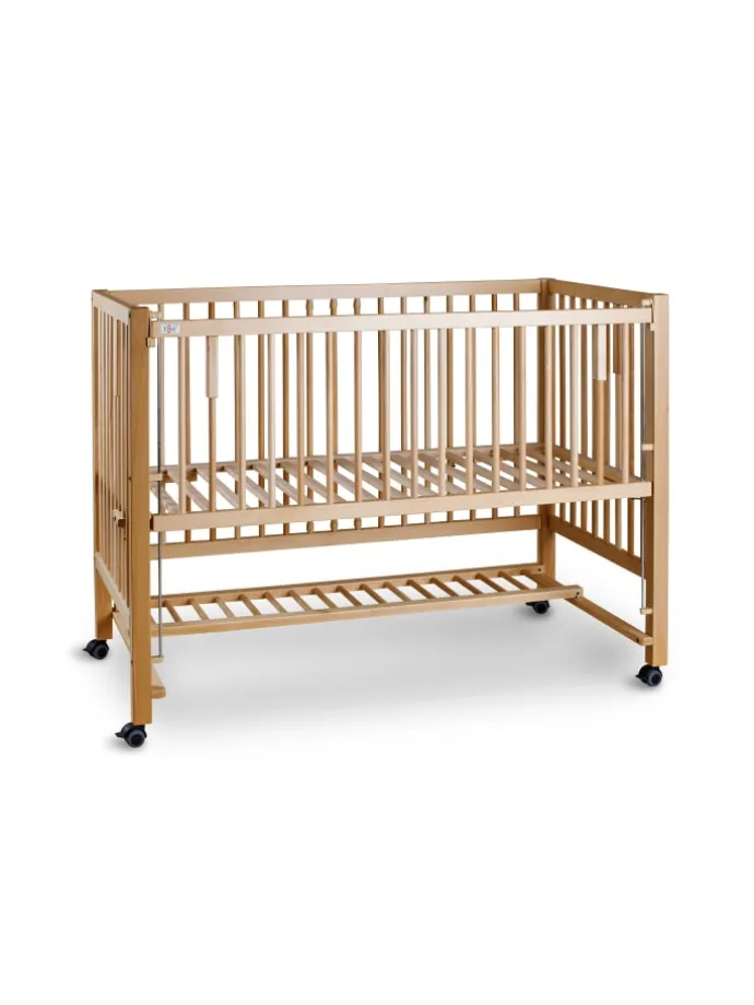 tiSsi® XXL Anstell- / Beistellbett HAJO Buche NATUR 124x64 cm