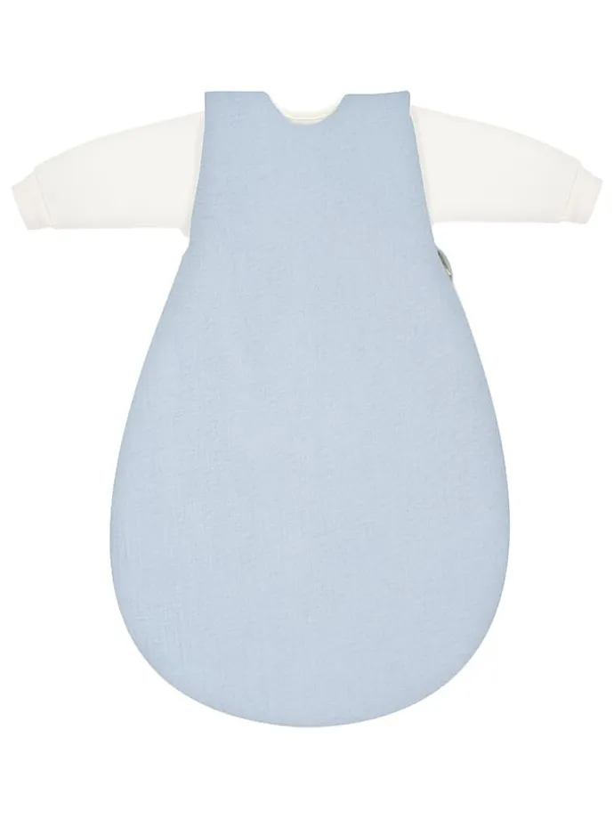 2tlg. Baby 4-Jahreszeiten Schlafsack "Mäxchen" in Hellblau