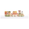 17tlg. Bausteine "Stacking Train - Boho Chic" - ab 18 Monaten