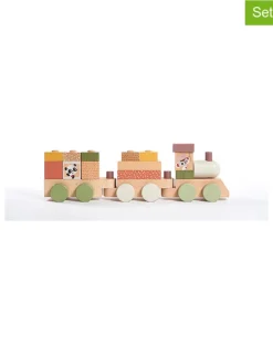 17tlg. Bausteine "Stacking Train - Boho Chic" - ab 18 Monaten