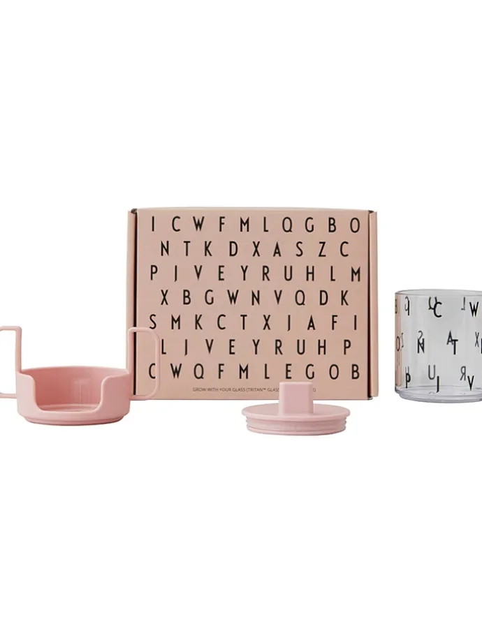 3tlg. Becher-Set "Grow with your cup" in Rosa - 220 ml
