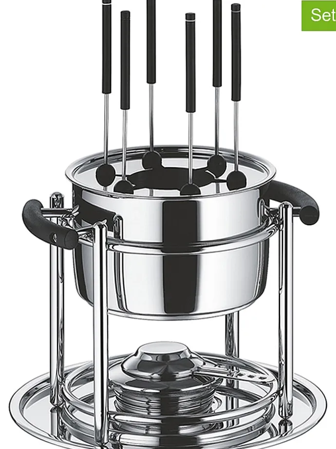 10tlg. Edelstahl-Fondue-Set "Party Allegro"