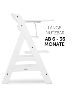 5-tlg. Essbrett-Set für Alpha Plus - Click in weiss,rosa