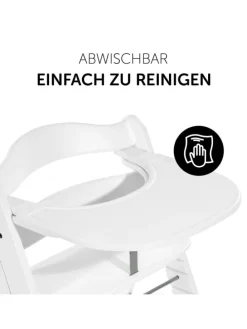 5-tlg. Essbrett-Set für Alpha Plus - Click in weiss,rosa