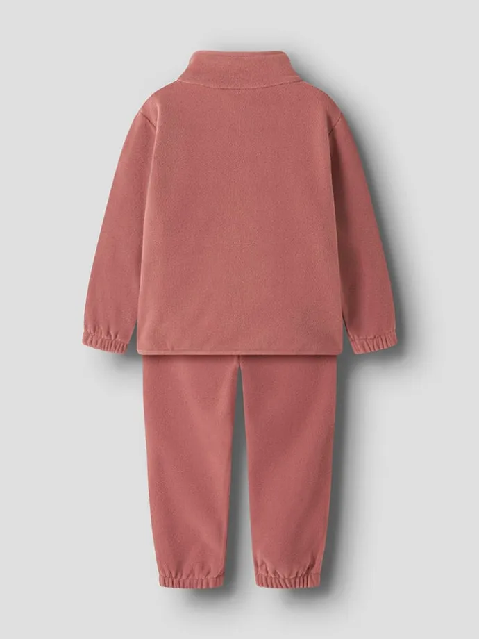 2tlg. Fleece-Outfit "Aspektra" in Rot
