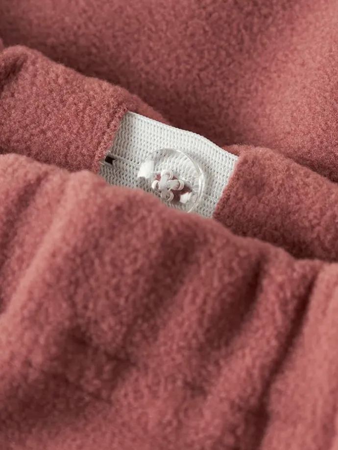 2tlg. Fleece-Outfit "Aspektra" in Rot