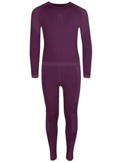 2tlg. Funktionswäsche-Set "Hemsedal Baselayer" in Lila