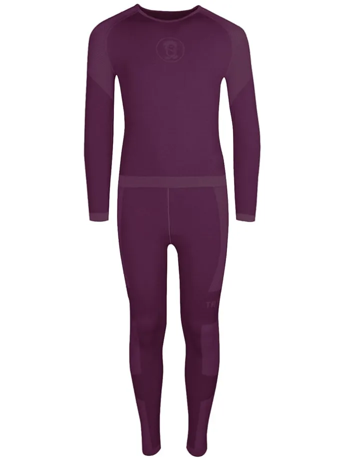 2tlg. Funktionswäsche-Set "Hemsedal Baselayer" in Lila