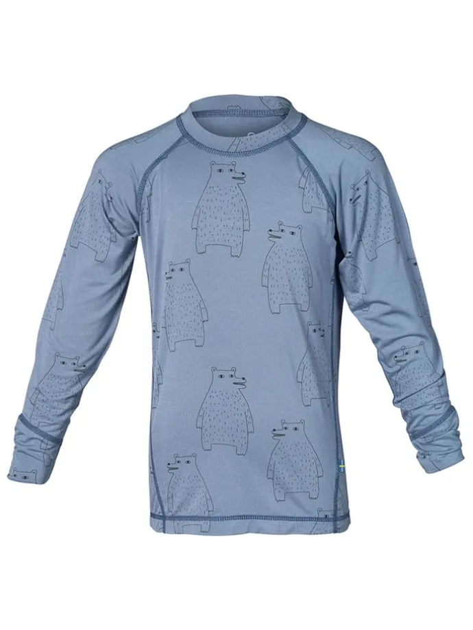 2tlg. Funktionswäsche-Set "Polarbear" in Blau