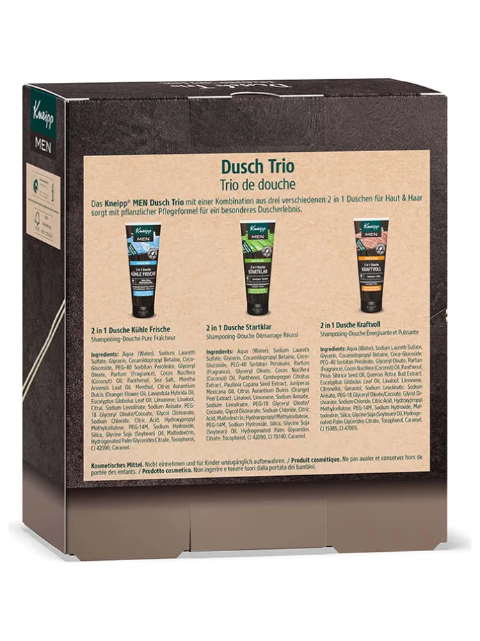 3tlg. Geschenkset "Dusch Trio", 3 Stück, je 75 ml