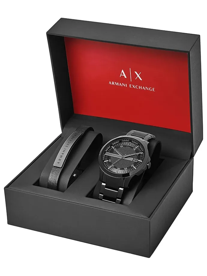 2tlg. Geschenkset "Hampton" in Schwarz