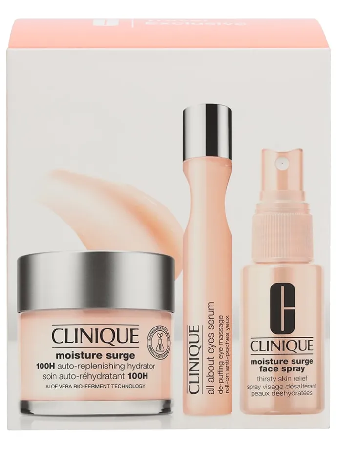 3tlg. Gesichtspflege-Set: "Moisture Surge"