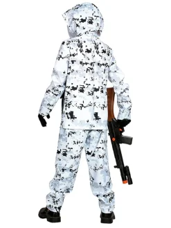 3tlg. Kostüm "Arctic Special Forces" in Weiß