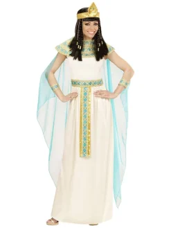 6tlg. Kostüm "Cleopatra" in Creme/ Türkis