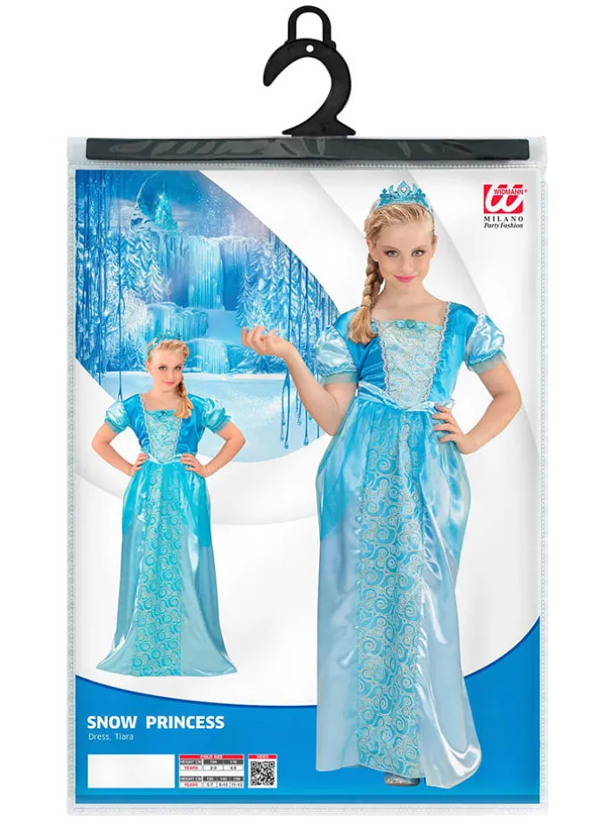 2tlg. Kostüm "Schneeprinzessin" in Hellblau