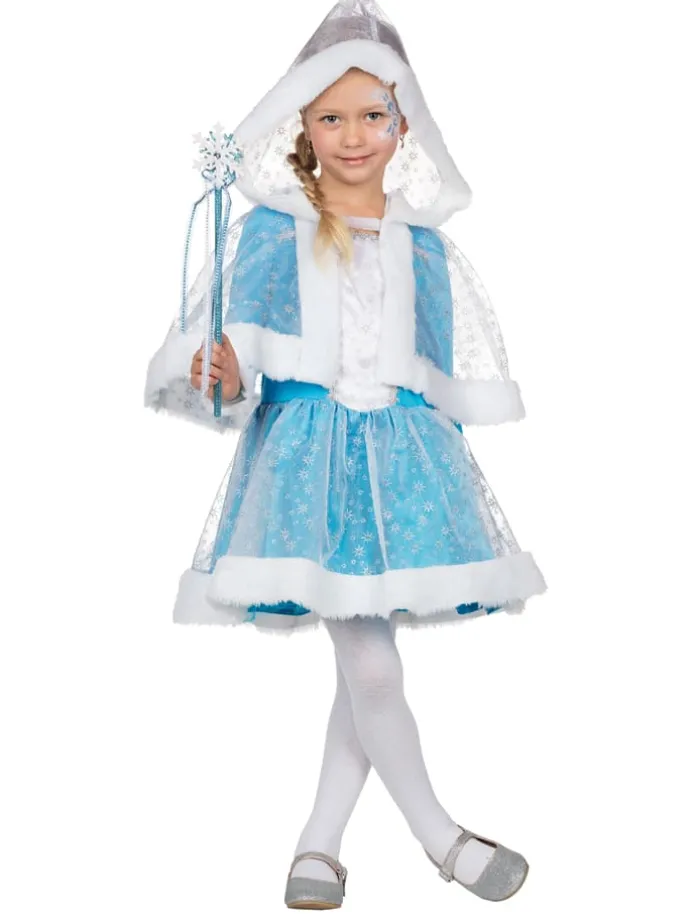 2tlg. Kostüm "Schneeprinzessin" in Blau