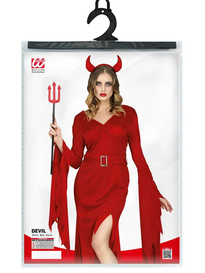 3tlg. Kostüm "TEUFEL" in Rot